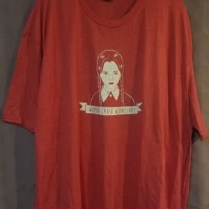 WCW Red Tshirt Wednesday Adams 3X
